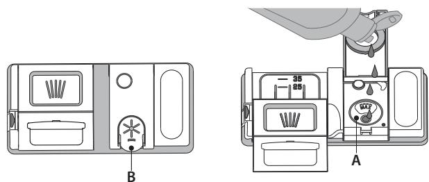 HOTPOINT HFC3C24X - FILLING THE RINSE AID DISPENSER - 1