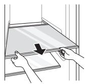 LG GMX960MTAZ - Cleaning the Shelf Removing the Fridge/Freezer Shelf - 1