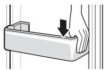 LG GMX960MTAZ - Remontage du balconnet de portedu réfrigérateur / congélateur - 1