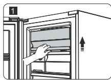HISENSE FV354N4BIE - Couvercle rabatable - 1