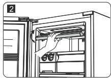 HISENSE FV354N4BIE - Couvercle rabatable - 2