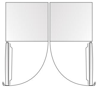 HISENSE FV354N4BIE - Installation de réfrigérateurs par pair - 1
