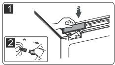 HISENSE FV354N4BIE - Inversion de la porte : - 18