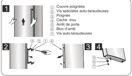 HISENSE FV354N4BIE - Inversion de la porte : - 8