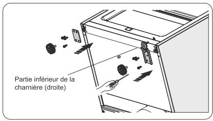 HISENSE FV354N4BIE - Inversion de la porte : - 11