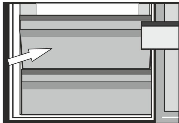 BEKO RCNA406E40ZXB - Compartment for keeping perishable food (low temperature -2^0 C - +3^0 C ). - 1