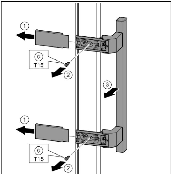 LIEBHERR SGNBS4385 - Moving the handles to the other side - 1