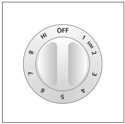 FRIGIDAIRE GALLERY - Réglage des commandes des foyers de surface - 1