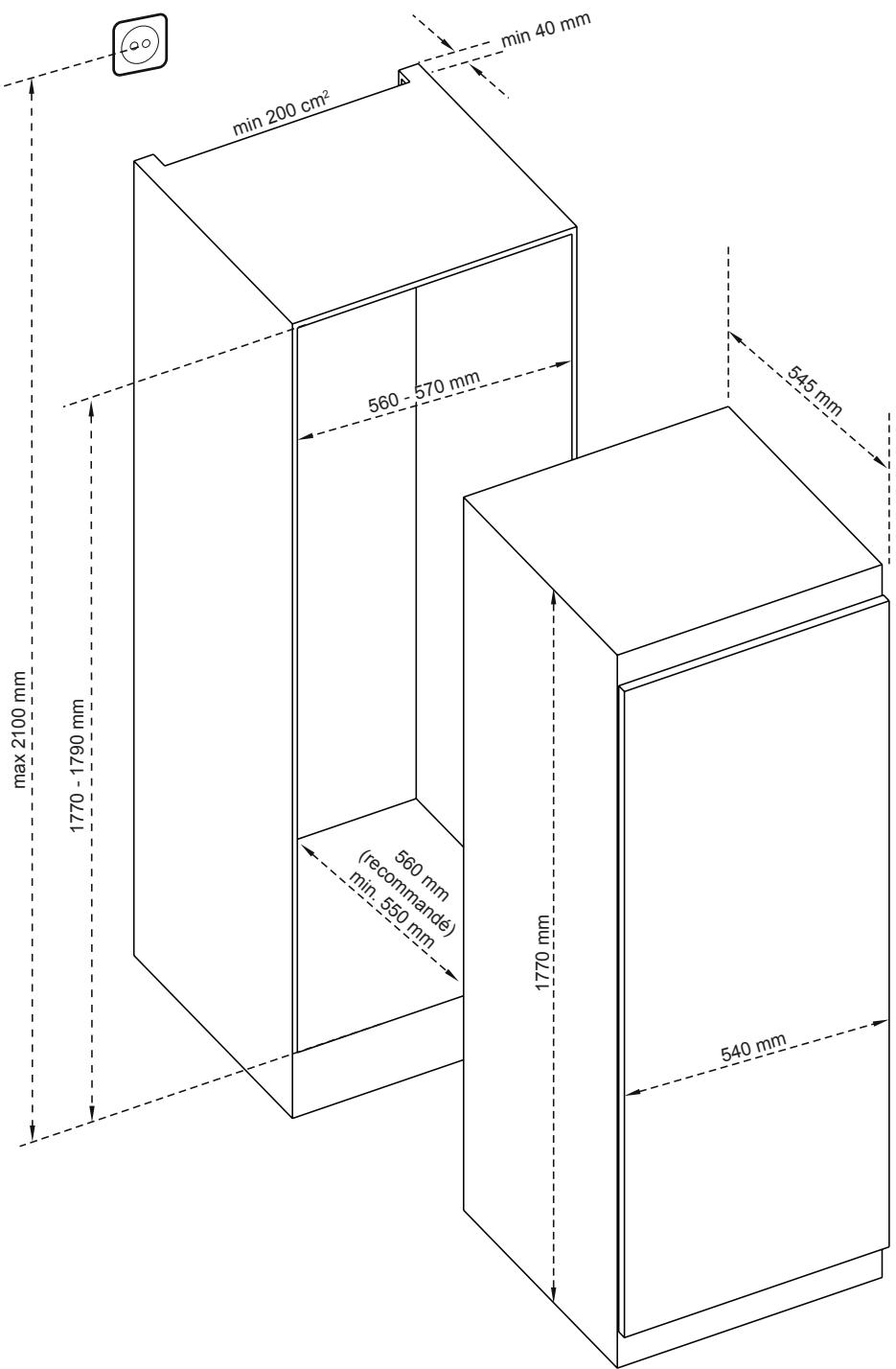SCHOLTES SORF1197F - Dimensions - 1