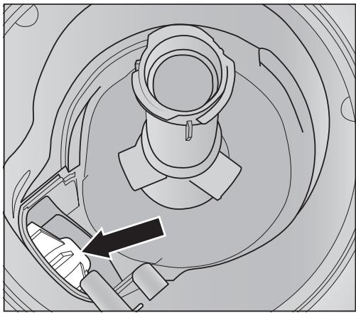 MIELE G 5210 U - Cleaning the drain pump - 2