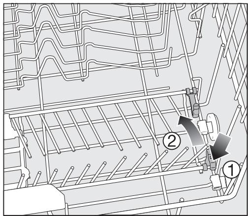 MIELE G 5210 U - Lowering the spikes - 1