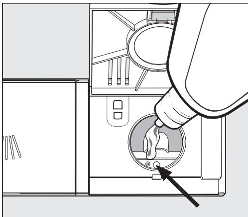MIELE G 5210 U - Adding rinse aid - 2