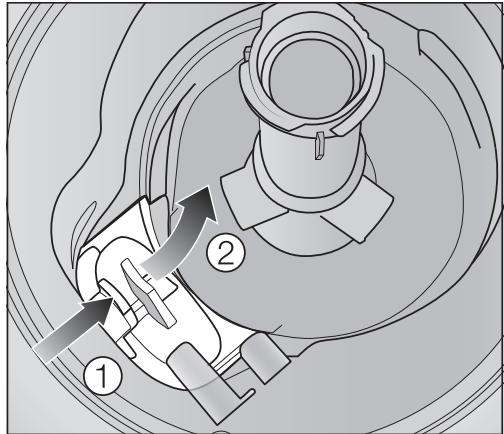 MIELE G 5210 U - Cleaning the drain pump - 1