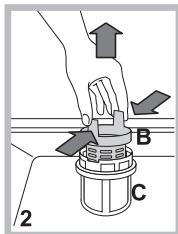 HOTPOINT LSTF 7B019 - Limpiar los filtros - 4