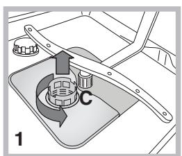 HOTPOINT LSTF 7B019 - Limpar os filtros - 1
