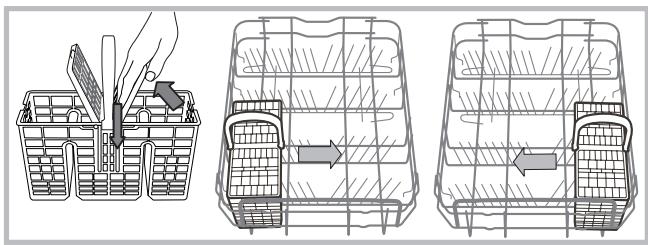 HOTPOINT LSTF 7B019 - Cutlery basket - 1
