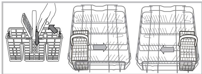 HOTPOINT LSTF 7B019 - Cestino delle posate - 1