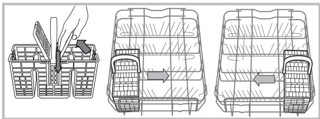 HOTPOINT LSTF 7B019 - Cesto dos talheres - 1