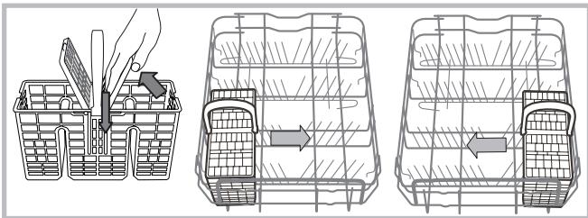 HOTPOINT LSTF 7B019 - Cesto de los cubiertos - 1