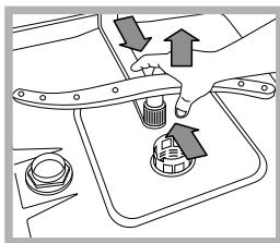 HOTPOINT LFF7 8H14 X EU - Limpar os braços aspersores - 2