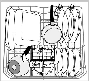 HOTPOINT LFF7 8H14 X EU - Cesto inferior y cesto para cubiertos - 2