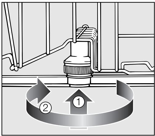 MIELE G 4300 SCI - Nettoyage des bras de lavage - 1