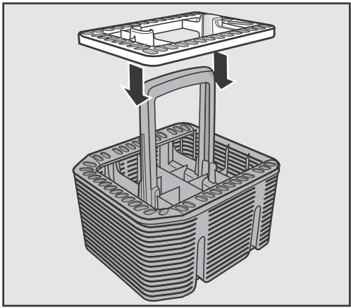 MIELE G 4300 SCI - Garniture pour le panier à couverts - 1
