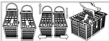 SCHOLTES LTE 14-H211 - Lower rack and cutlery basket - 8