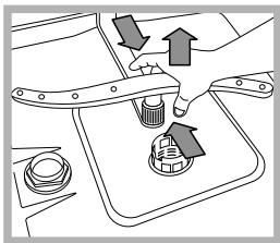 SCHOLTES LTE 14-H211 - Cleaning the sprayer arms - 2