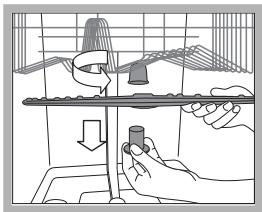 SCHOLTES LPE 14-308 A+ IX - Cleaning the sprayer arms - 1