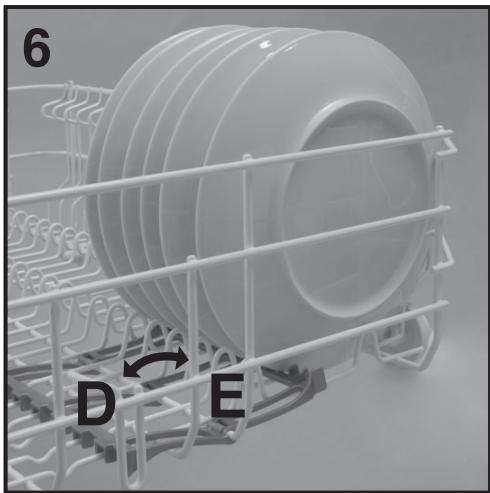 HOOVER HDPN 4S622PW - Using the lower basket - 3