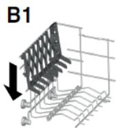 HOOVER HDPN 4S622PW - Using the upper basket - 5
