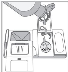 HOTPOINT LTB 6M019 - Measuring out the rinse aid - 2
