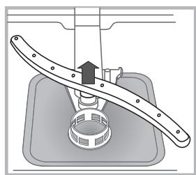 HOTPOINT LTB 6M019 - Cleaning the spray arms - 2