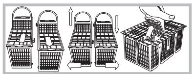 SCHOLTES LTE 14-3208 A+ - Cutlery basket - 1