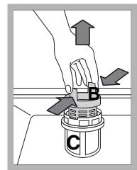 HOTPOINT LKF 7148X FR/HA.R - Cleaning the filters - 3