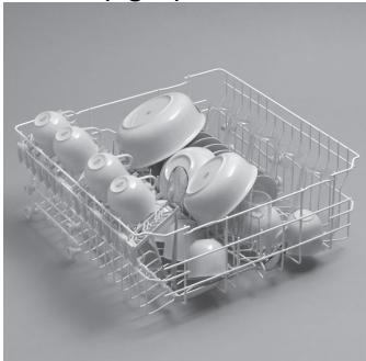 HOOVER H-DISH 300 - Utilisation du panier supérieur - 7