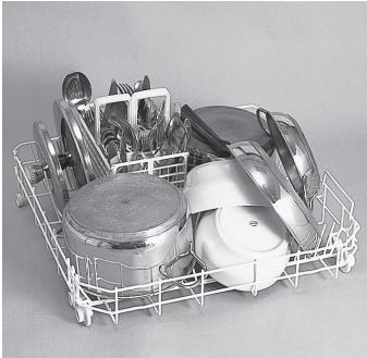 HOOVER H-DISH 300 - Utilisation du panier inférieur - 1