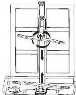 SCHNEIDER SCDW1446IDBM - Limpieza del brazo aspersor - 1