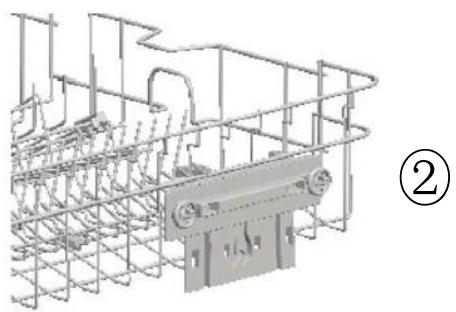 SCHNEIDER SCDW1446IDBM - Ajuste de la alta de la cesta superior - 3
