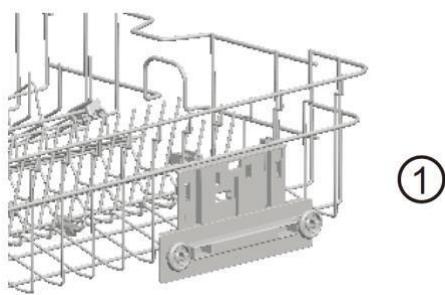 SCHNEIDER SCDW1446IDBM - De hoogte van de bovenste korf aanpassen - 2