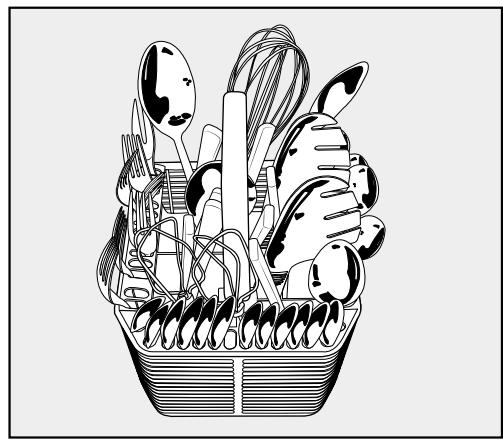 MIELE G 6230 SC - Disposition de la vaisselle et des couverts - 1