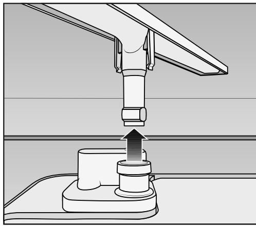 MIELE G 6230 SC - Nettoyage des bras de lavage - 2
