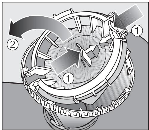 MIELE G 6230 SC - Nettoyer les filtres - 2