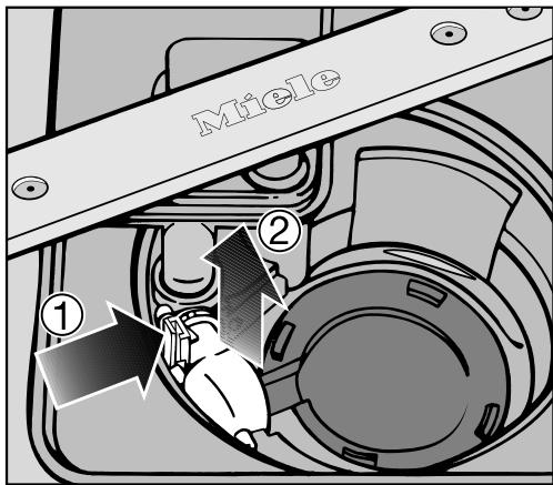 MIELE G 6230 SC - Nettoyage de la pompe de vidange et du clapet anti-retour - 1