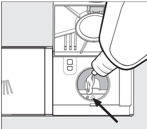 MIELE G 5073 SCVI CELLENCE - Remplir le produit de rinçage - 2