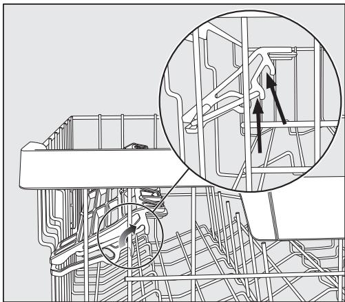 MIELE G 5073 SCVI CELLENCE - Régler le support pour tasses FlexCare - 1