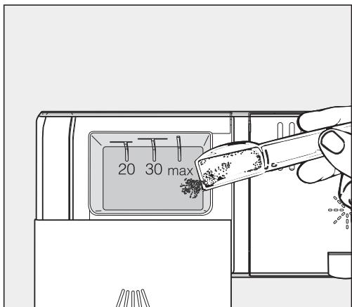 MIELE G 5073 SCVI CELLENCE - Verser le détergent - 2