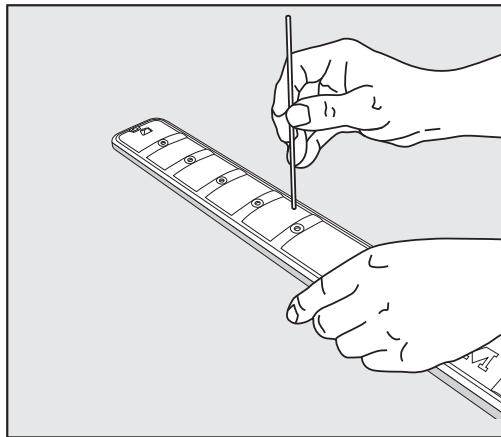 MIELE G 5073 SCVI CELLENCE - Nettoyage des bras de lavage - 1