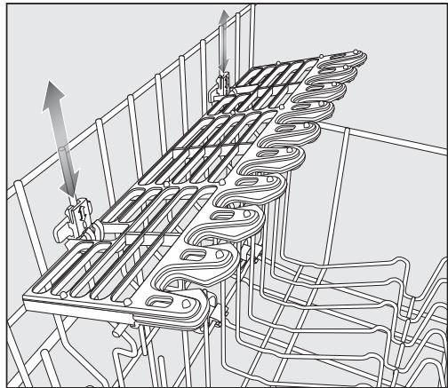 MIELE G 5073 SCVI CELLENCE - Aménagement du support pour verres FlexCare - 1